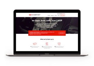 Image of responsive brochureware website